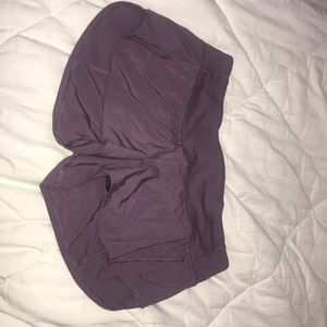 Lululemon Speed Up Shorts - Dark Mauve/Purple